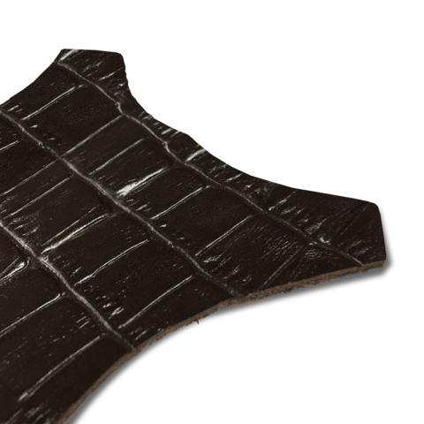 Chocolate faux croc